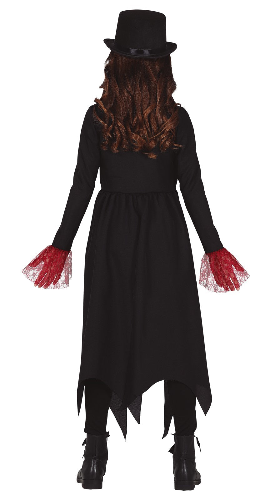 Gothic Vampire Costume Girl back
