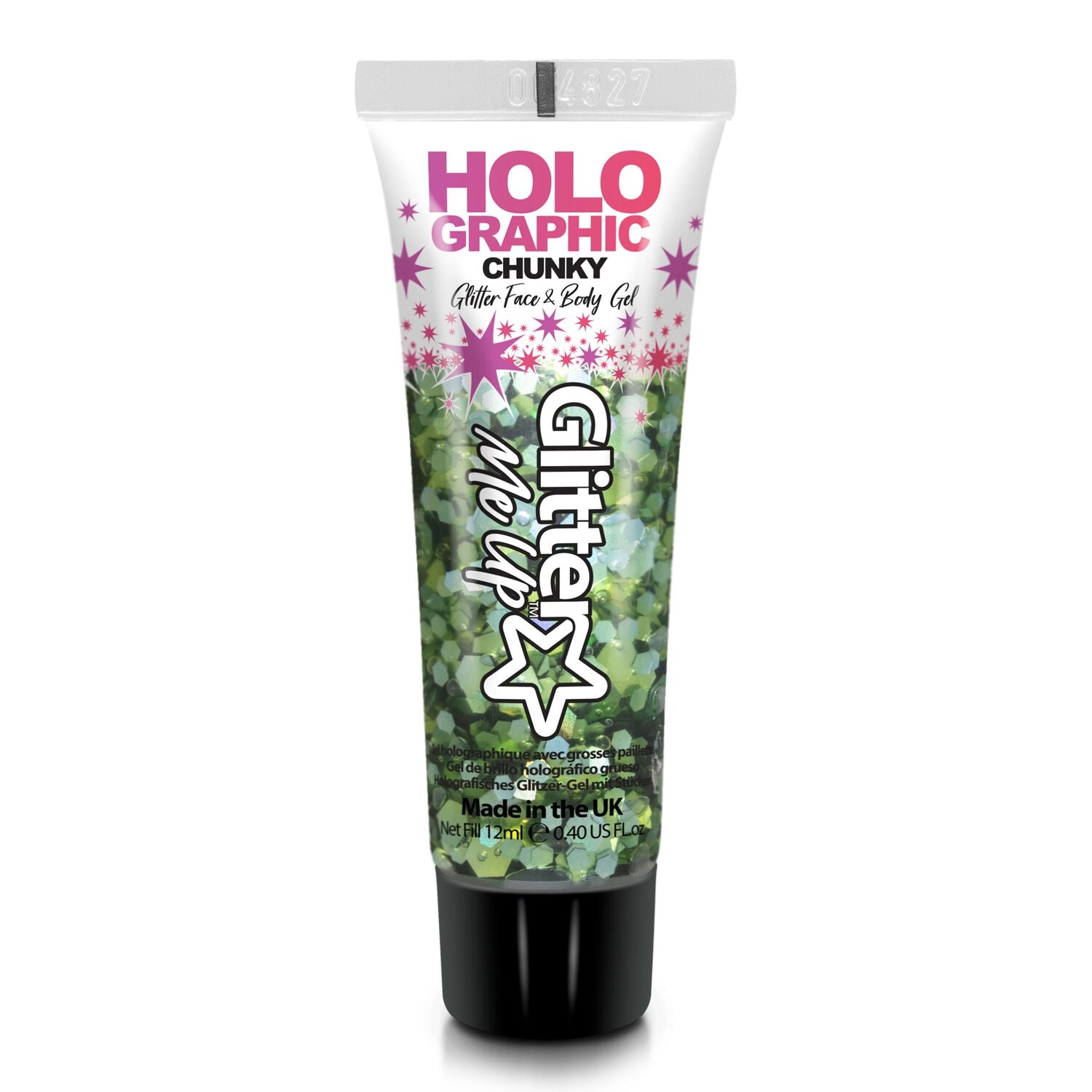 Green Envy Holographic Chunky Glitter Gels 12m