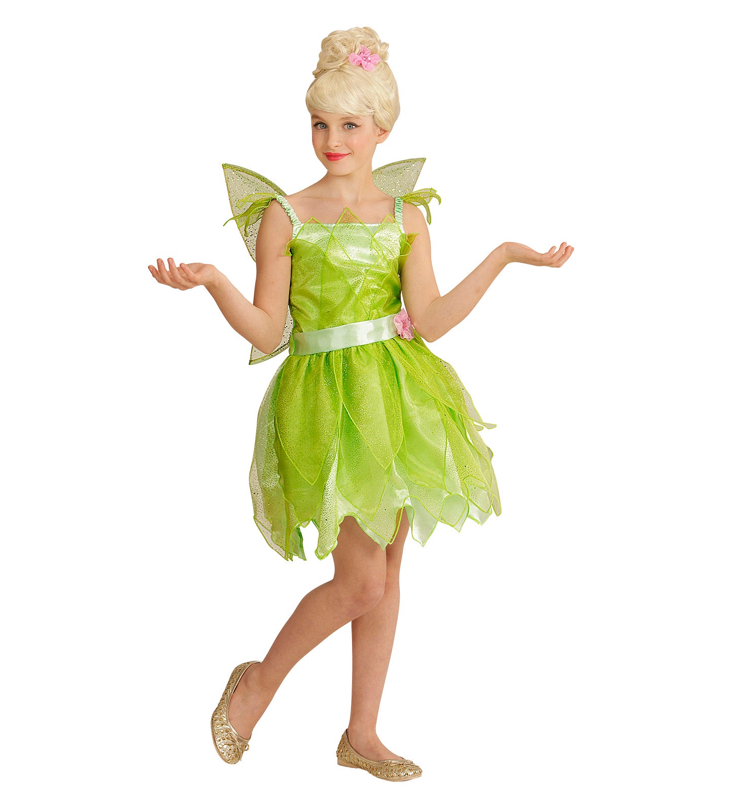 Green Sparkle Fairy outfit for children 