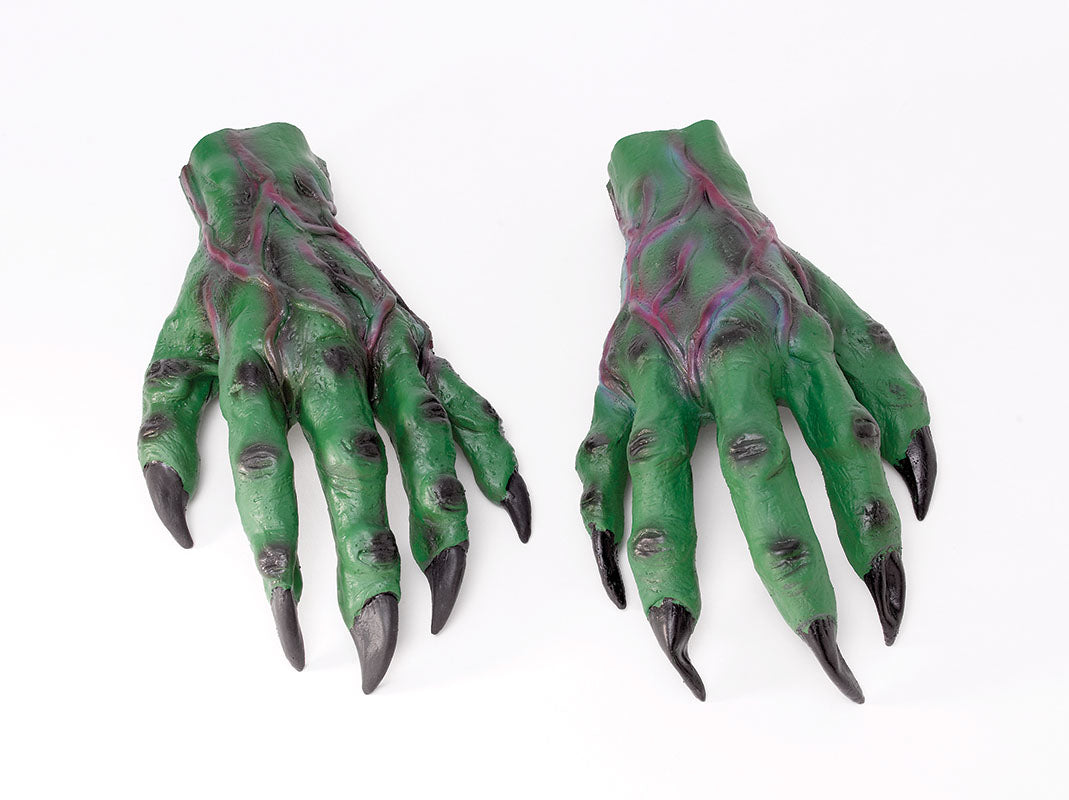 Green Horror Monster Hands