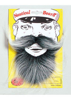 Nautical Sailor Beard - Grey