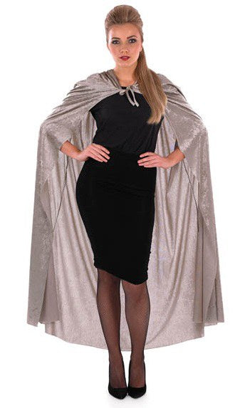 Grey Hooded Cape