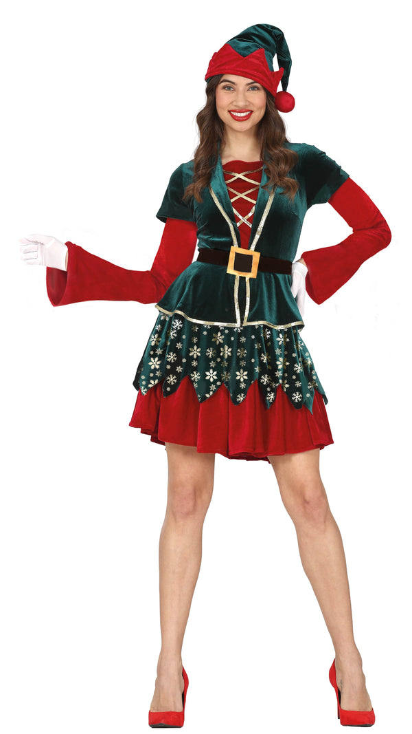 Happy Elf Costume Ladies