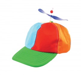 Helicopter Clown Hat with propeller on top