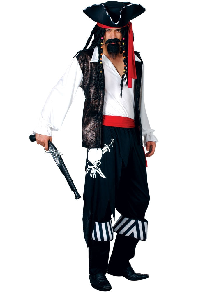 High Seas Buccaneer Pirate Costume for men