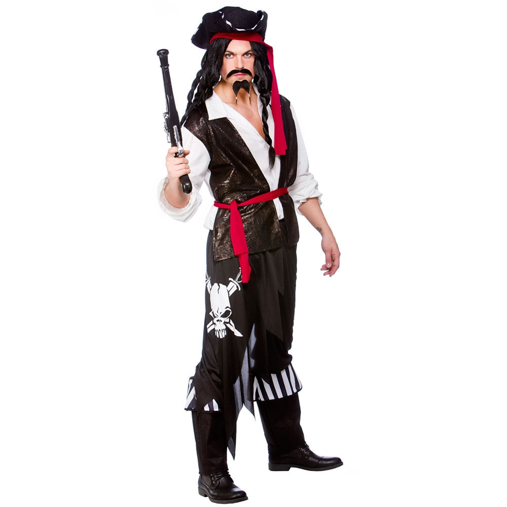 Adult High Seas Buccaneer Pirate men's Costume