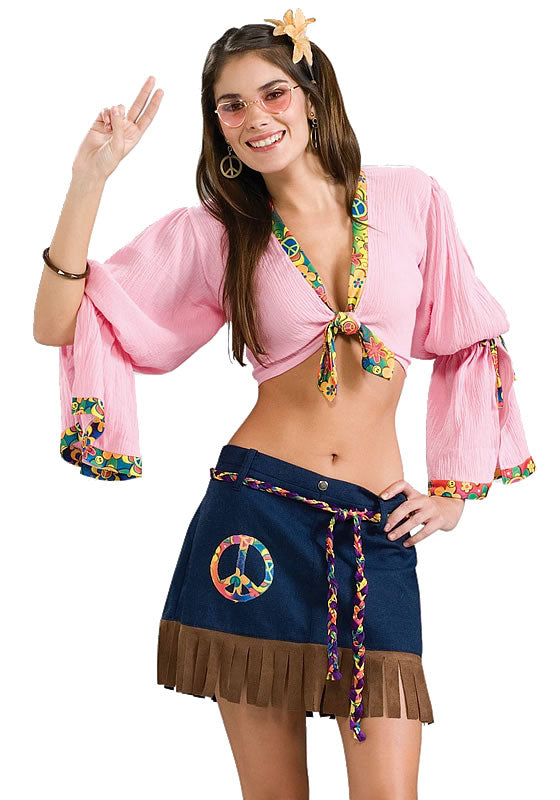 Sexy 1960's Hippie Chick Costume