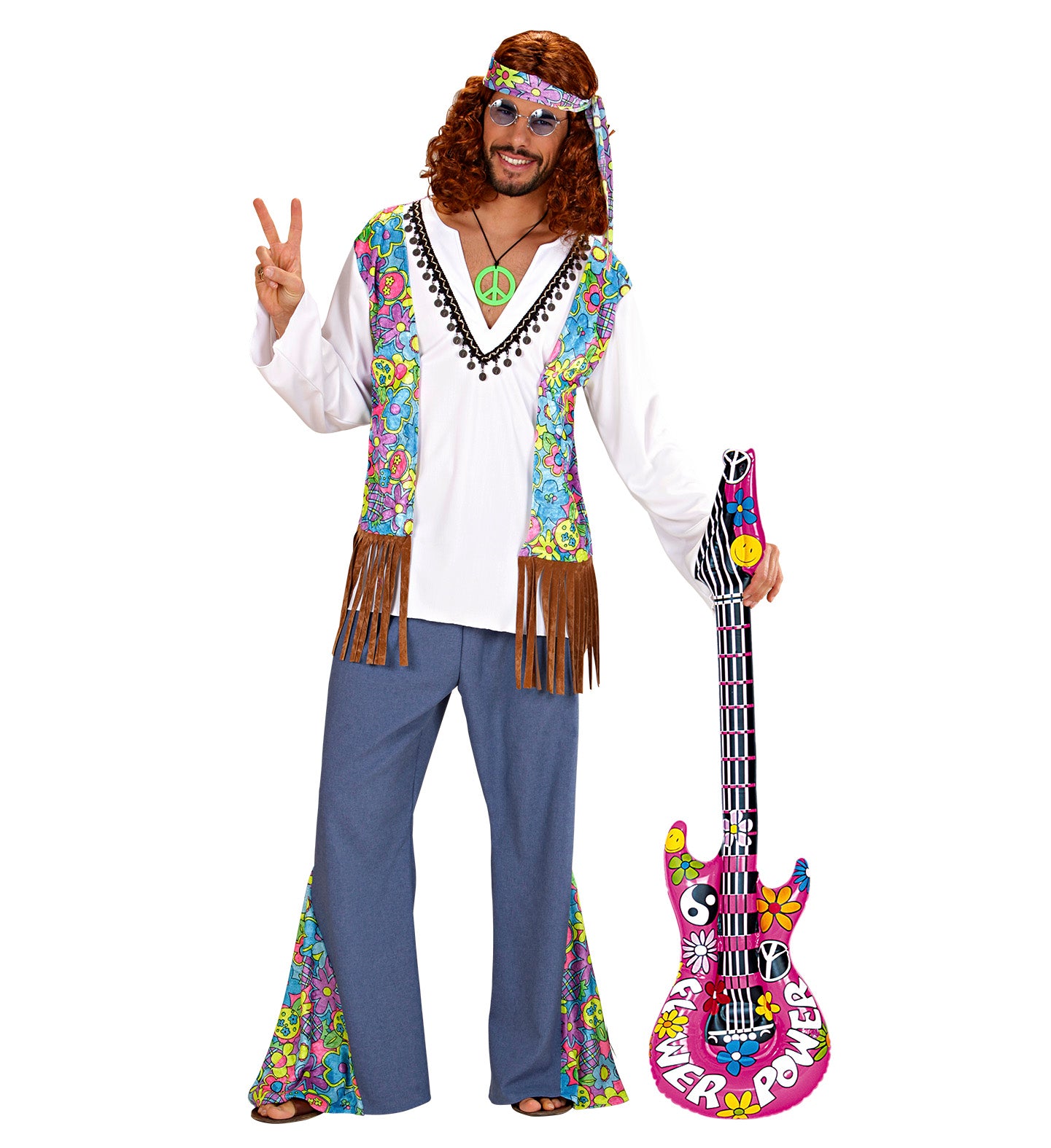 Hippie Inflatable Guitar costume accessory