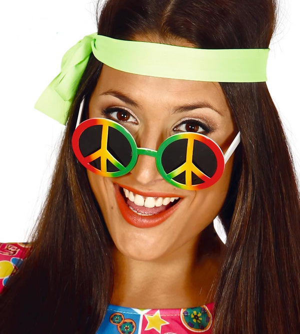 Hippie Peace Sign Glasses
