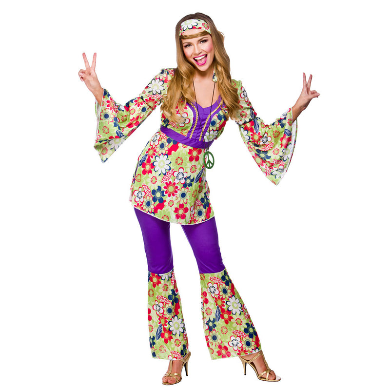 Hippie Chick ladies adult 1960's Costume