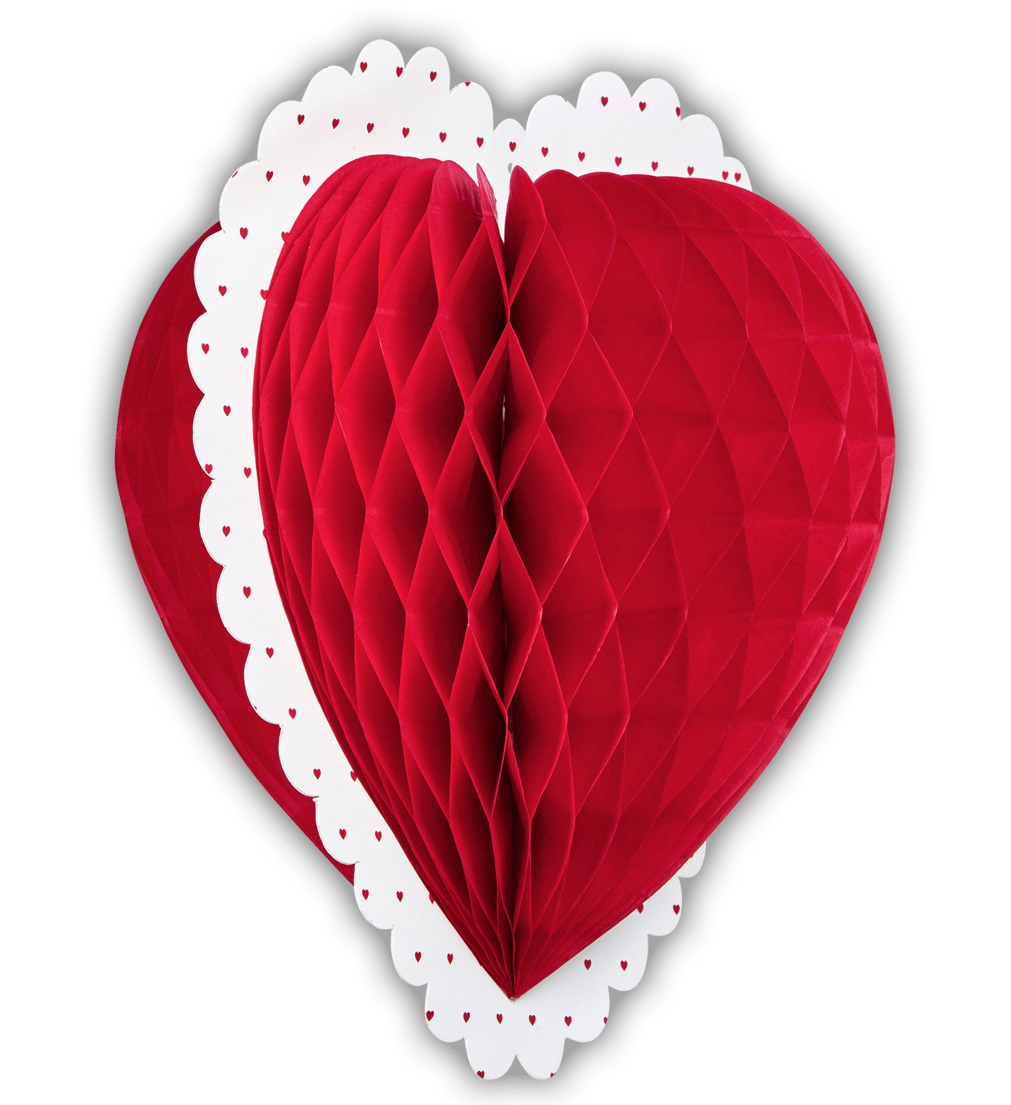 Honeycomb Heart Decoration side