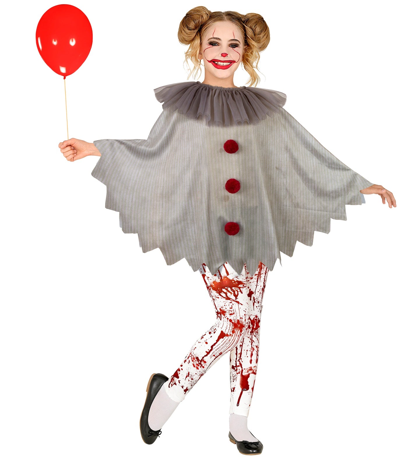 Horror Clown IT Poncho costume for Children