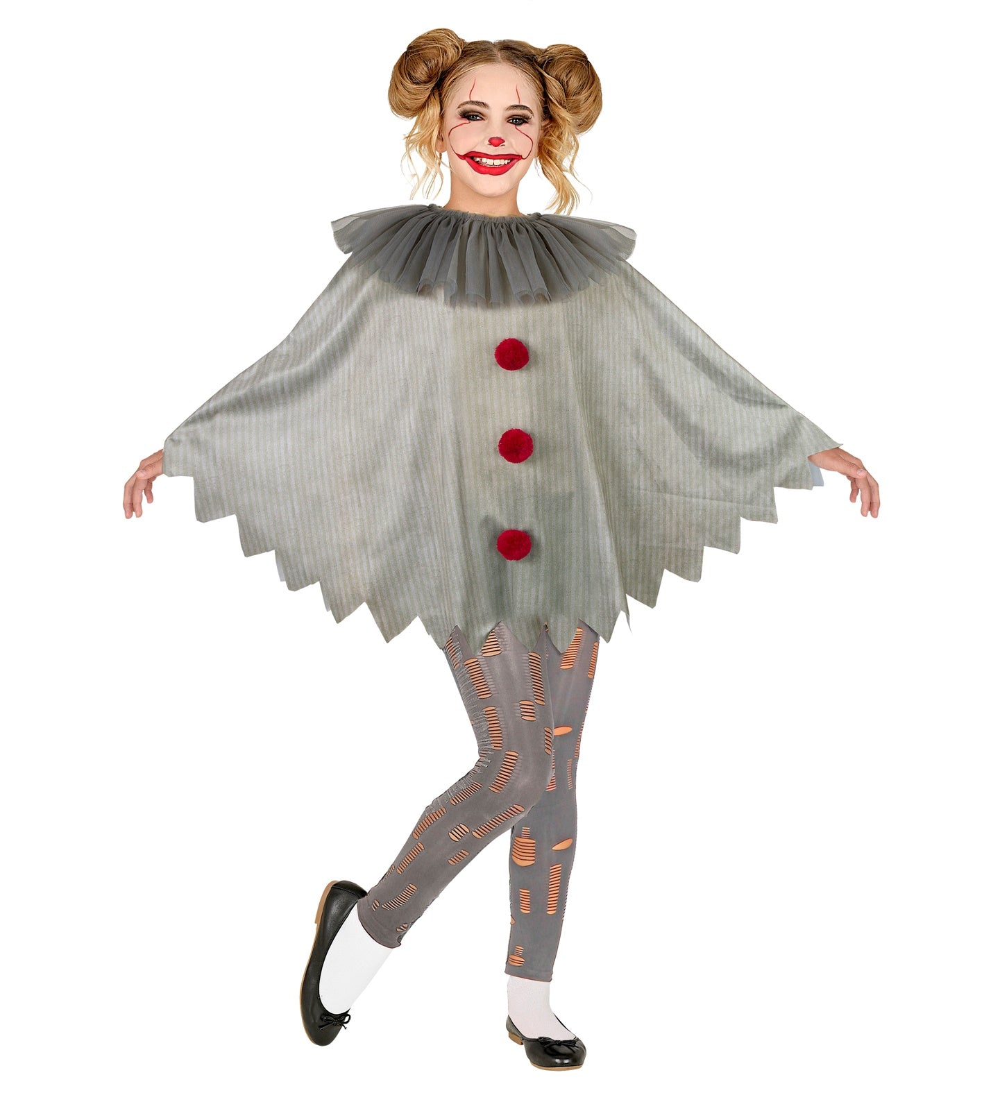 Horror Clown IT Poncho outfit Child's