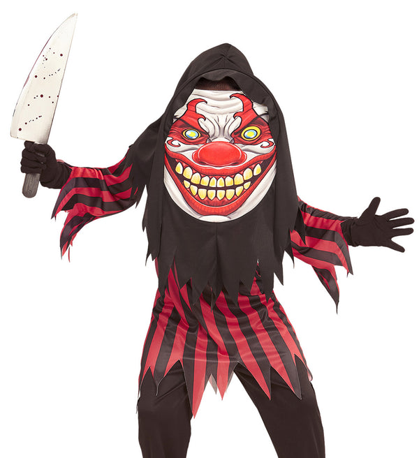 Horror Clown Oversized Costume Boy