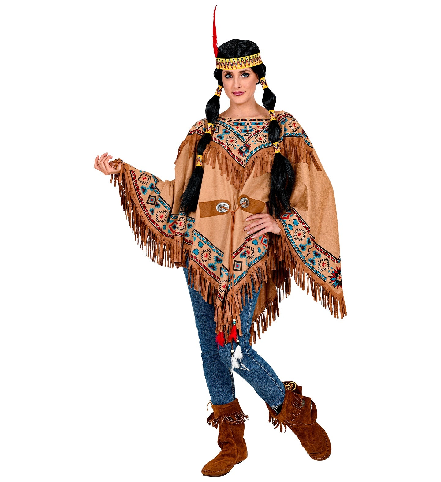 Native American Indian Poncho Costume