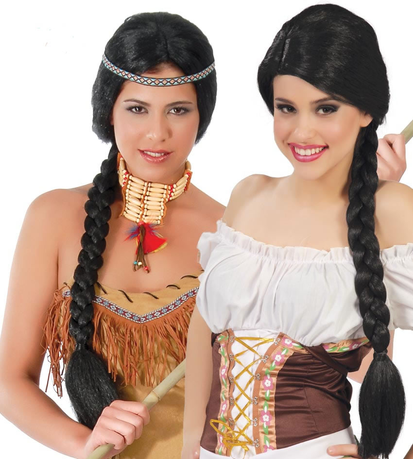Indian and Medieval Maid Wig for women