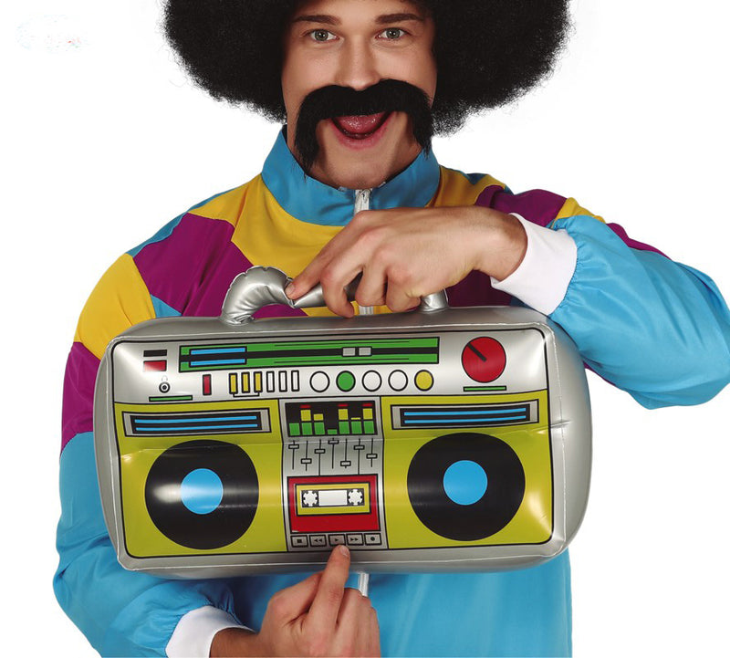 1980's Inflatable Boom Box Radio Prop