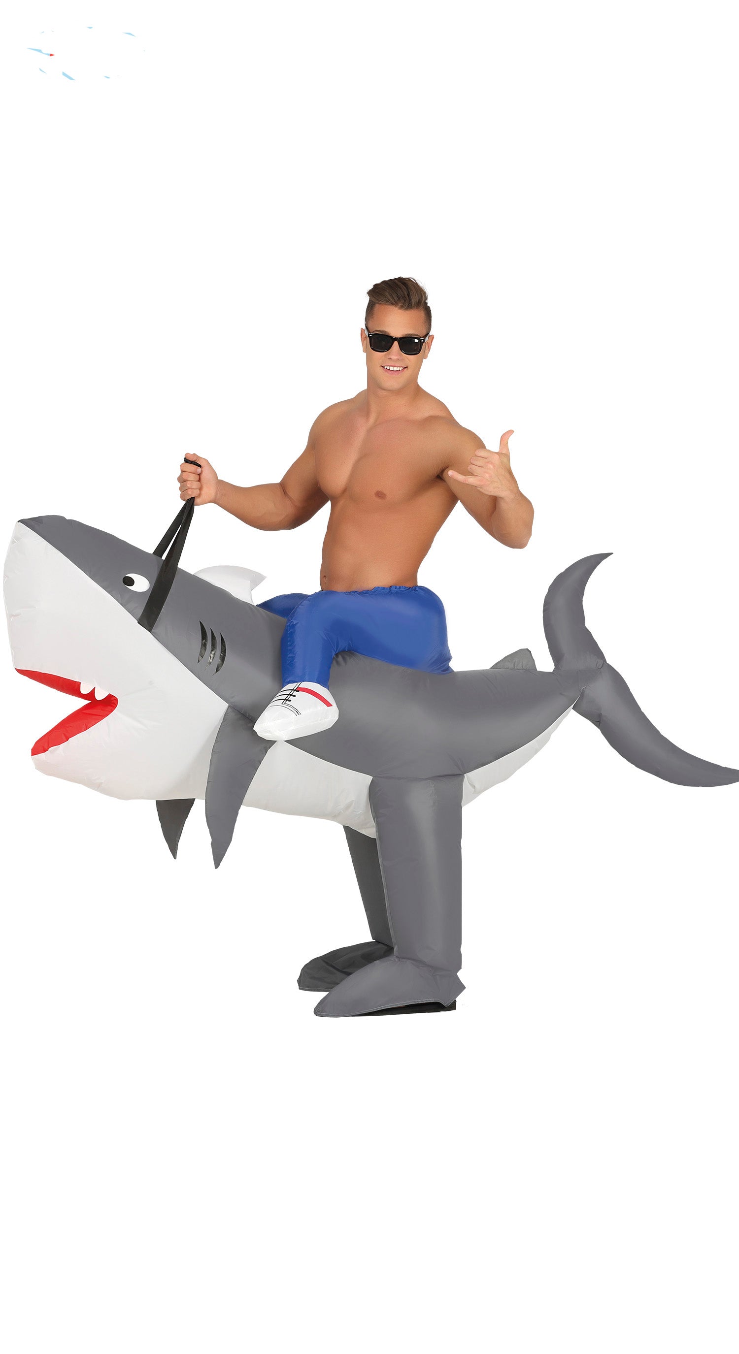 Inflatable Ride On Shark Costume