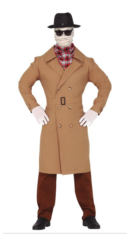 Invisible man adult fancy dress costume