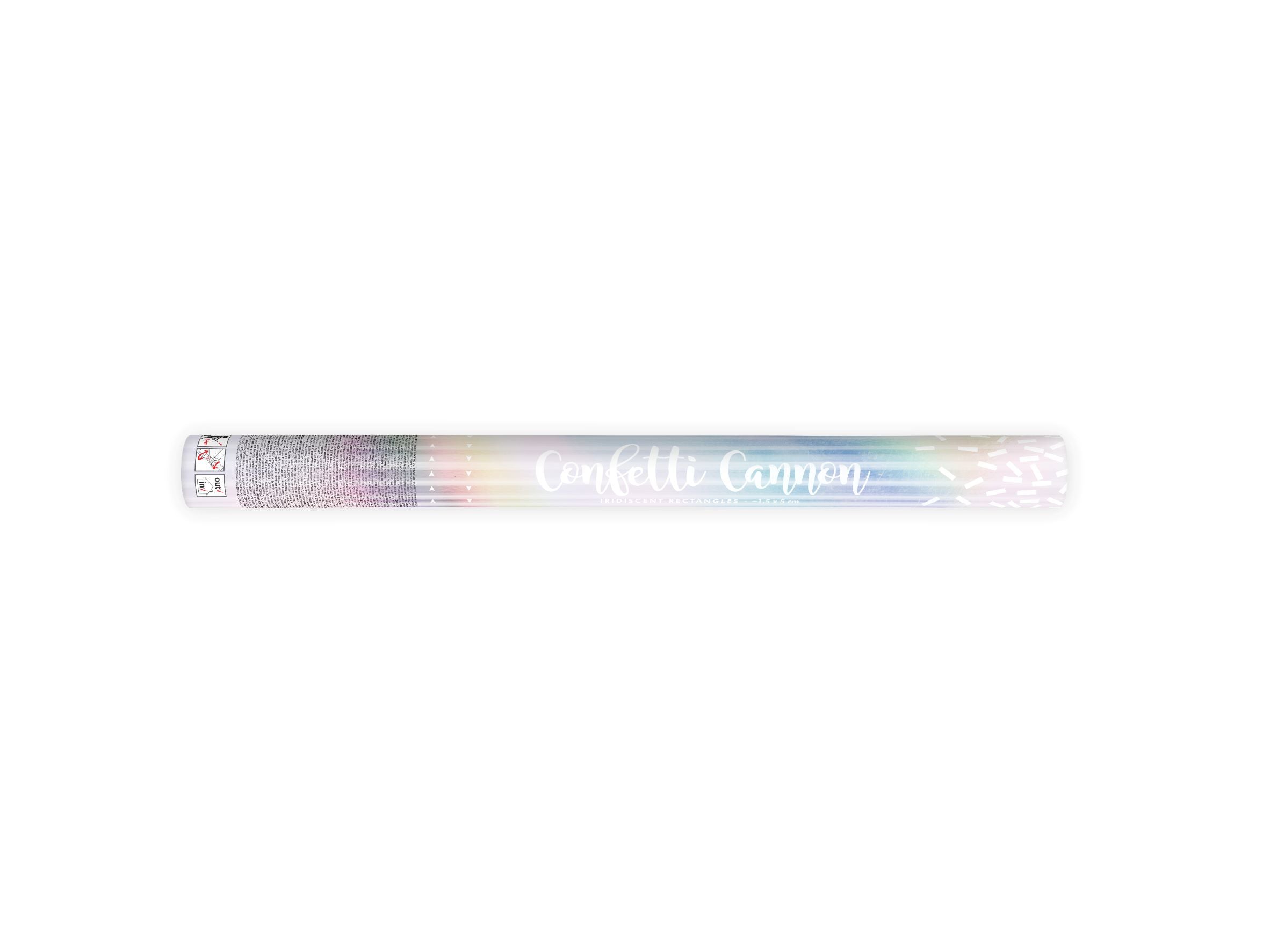 Iridescent Confetti Cannon 60cm