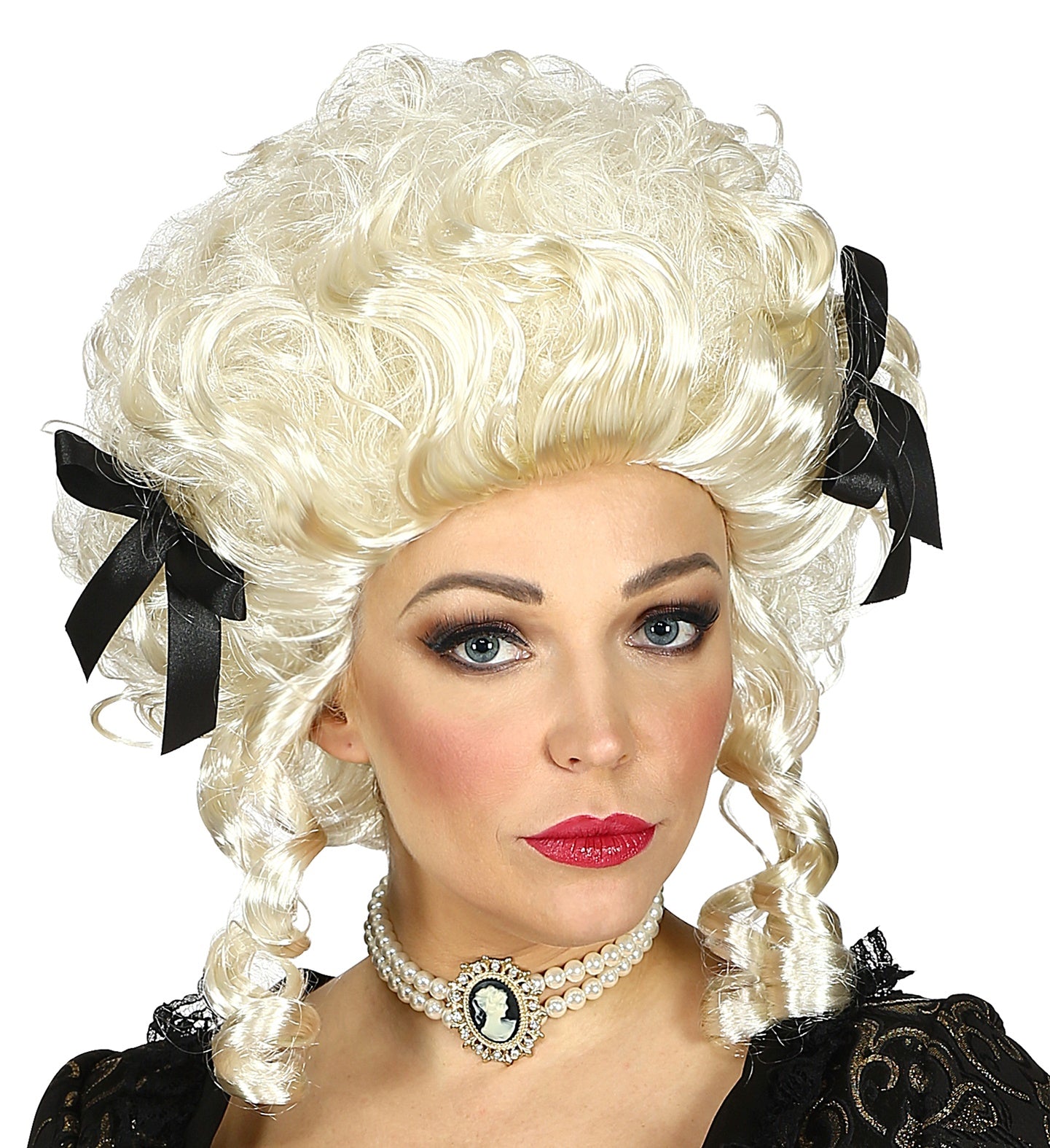 Ivory Colonial Woman Wig Marie Antoinette