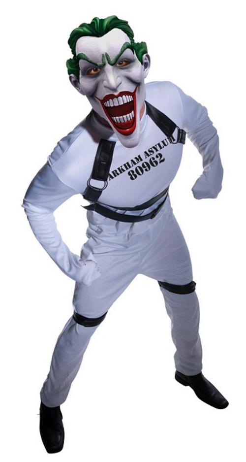 Men's Joker Arkham Asylum Straight Jacket Costume 