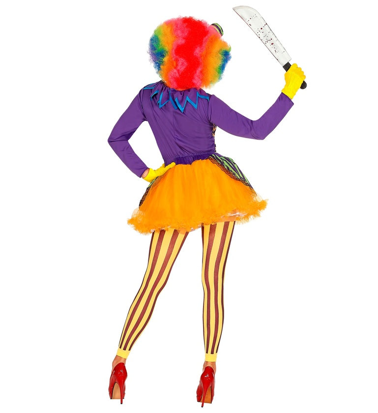 Jolly Joker Clown Costume Ladies