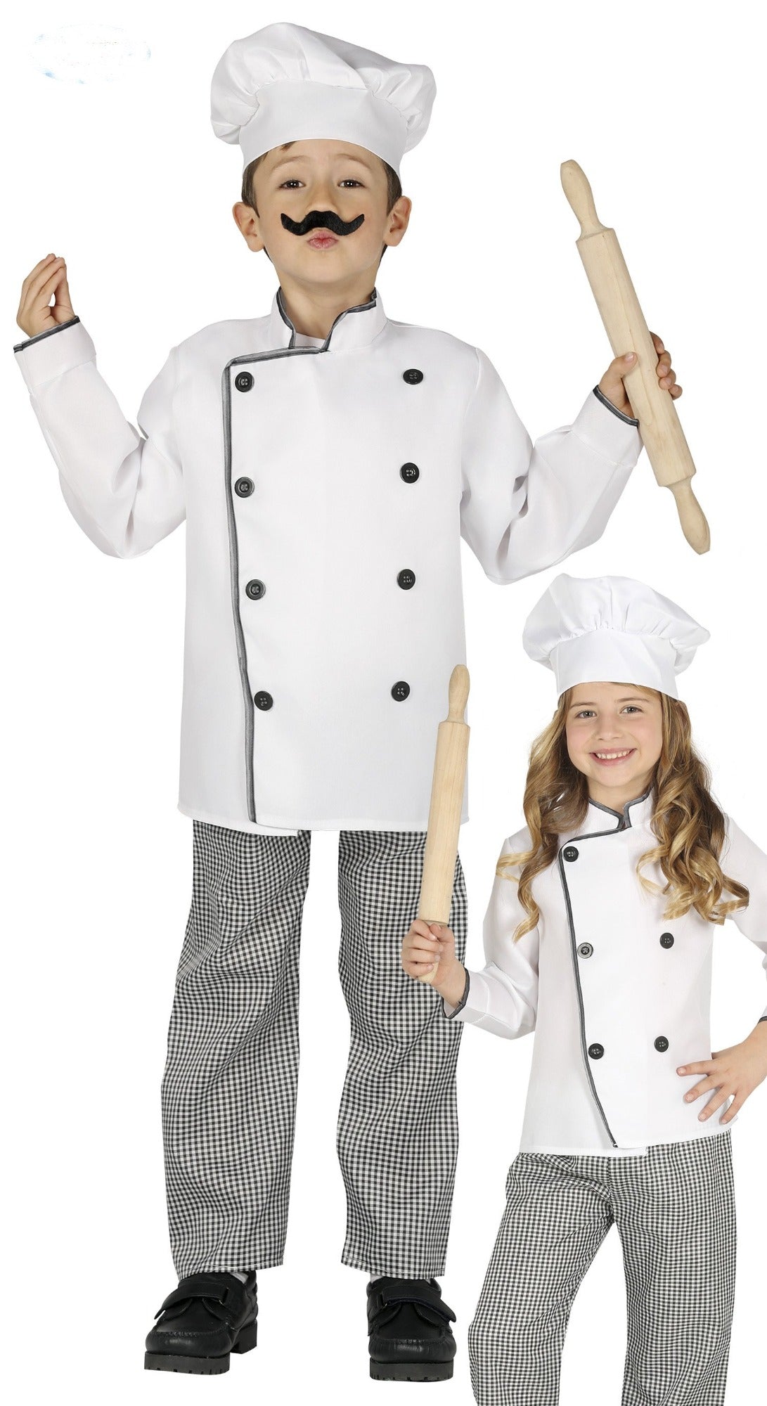 Kids Chef Fancy Dress Costume For Boys Or Girls 