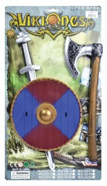 Kids Viking Weapon Set sword and shield fancy dress accessory.