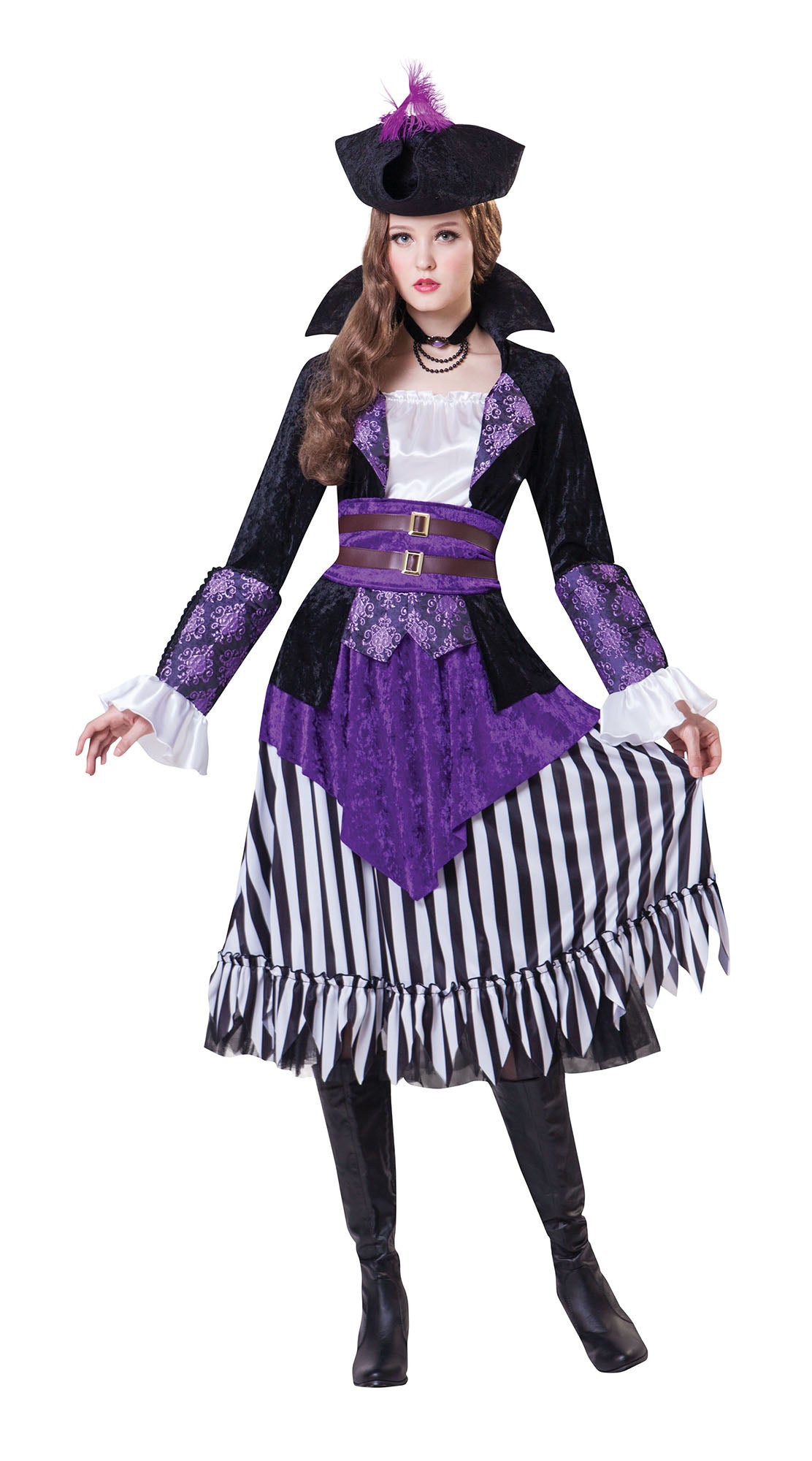 Ladies Pirate Queen Fancy Dress Costume
