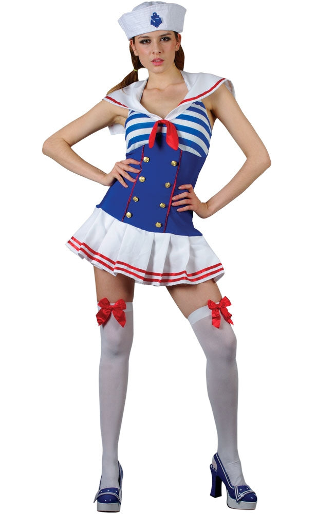 Womens Shipmate Cutie Fancy Dress sailor Costume 