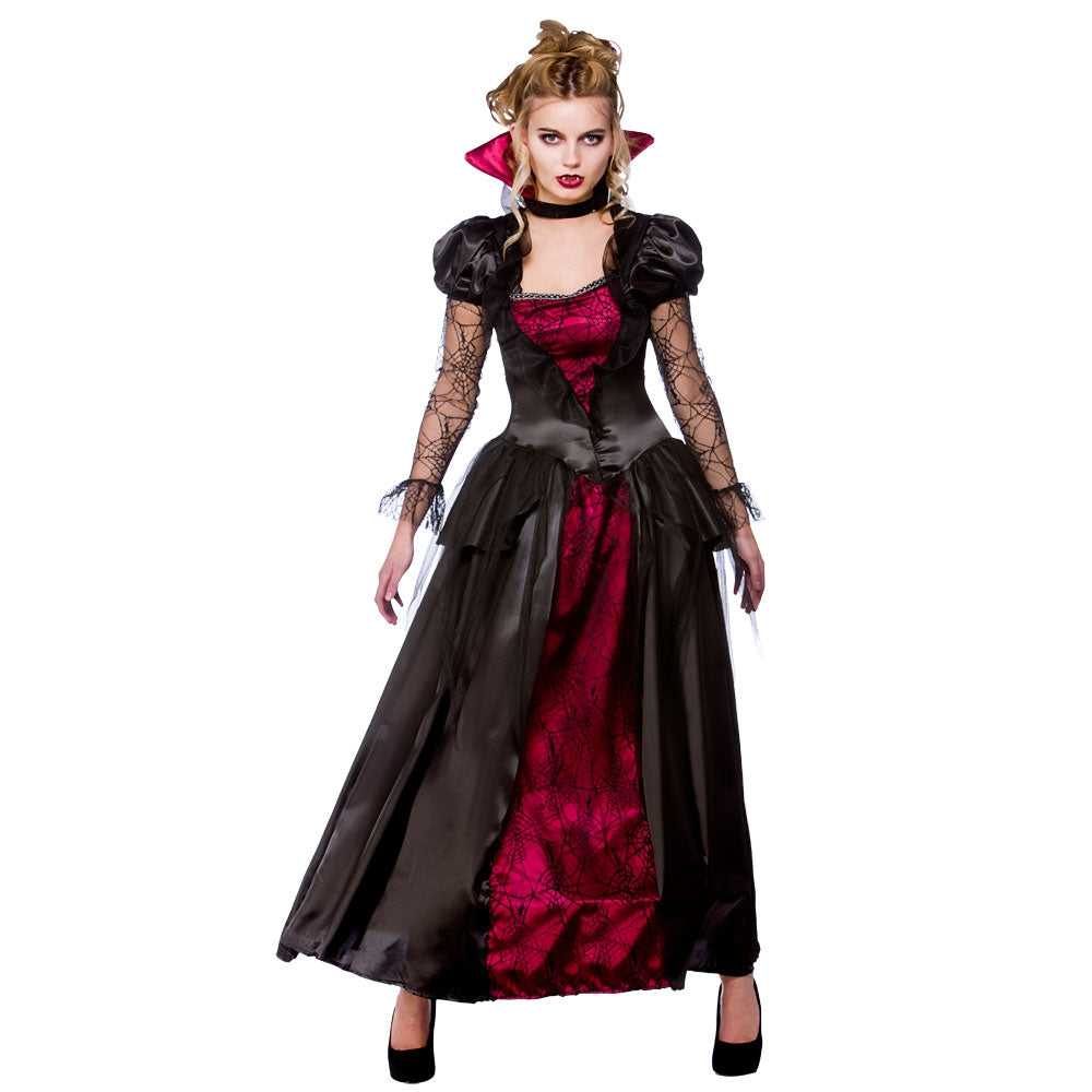 Adult Vampire Queen Halloween fancy dress costume for women