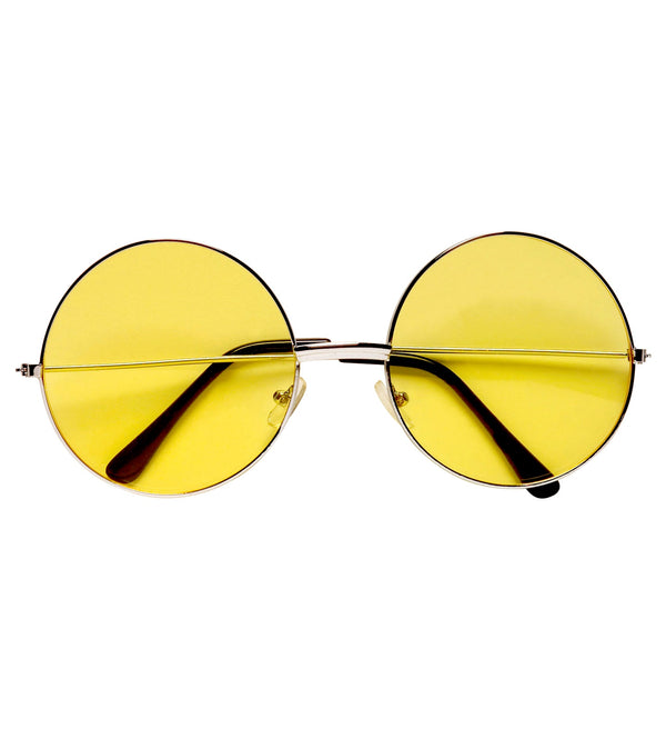 Lennon Style Yellow Glasses