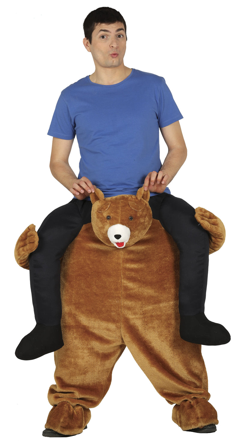 This funny adult carrying Bear outfit is easy to wear and is super comfortable