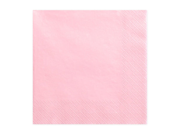 Light Pink Paper Napkins