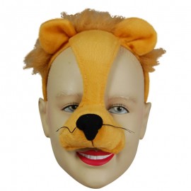Lion Animal Mask On Headband with Sound for School Play