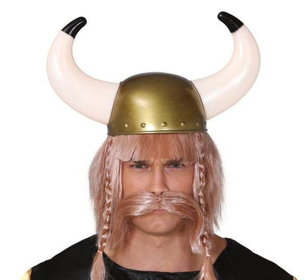 Long Horned Viking Helmet 