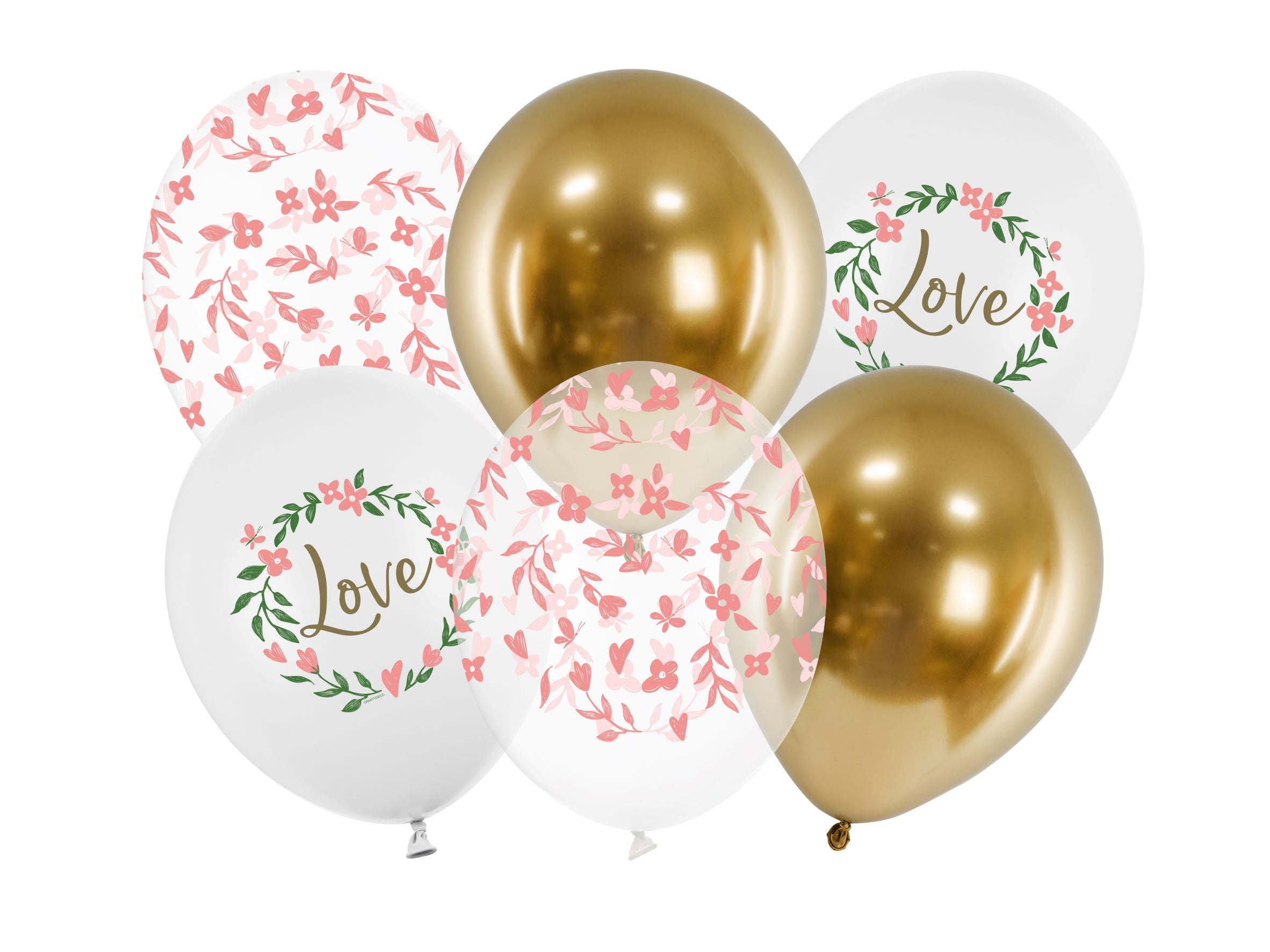 Love Balloons 30cm Pack of 6 for wedding
