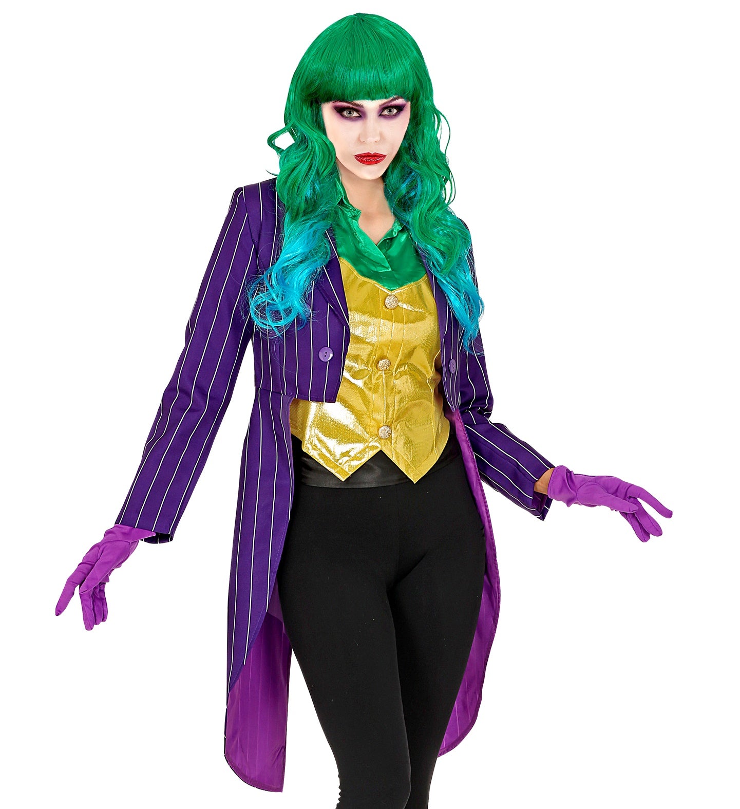 Mad Joker Ladies Tailcoat Costume