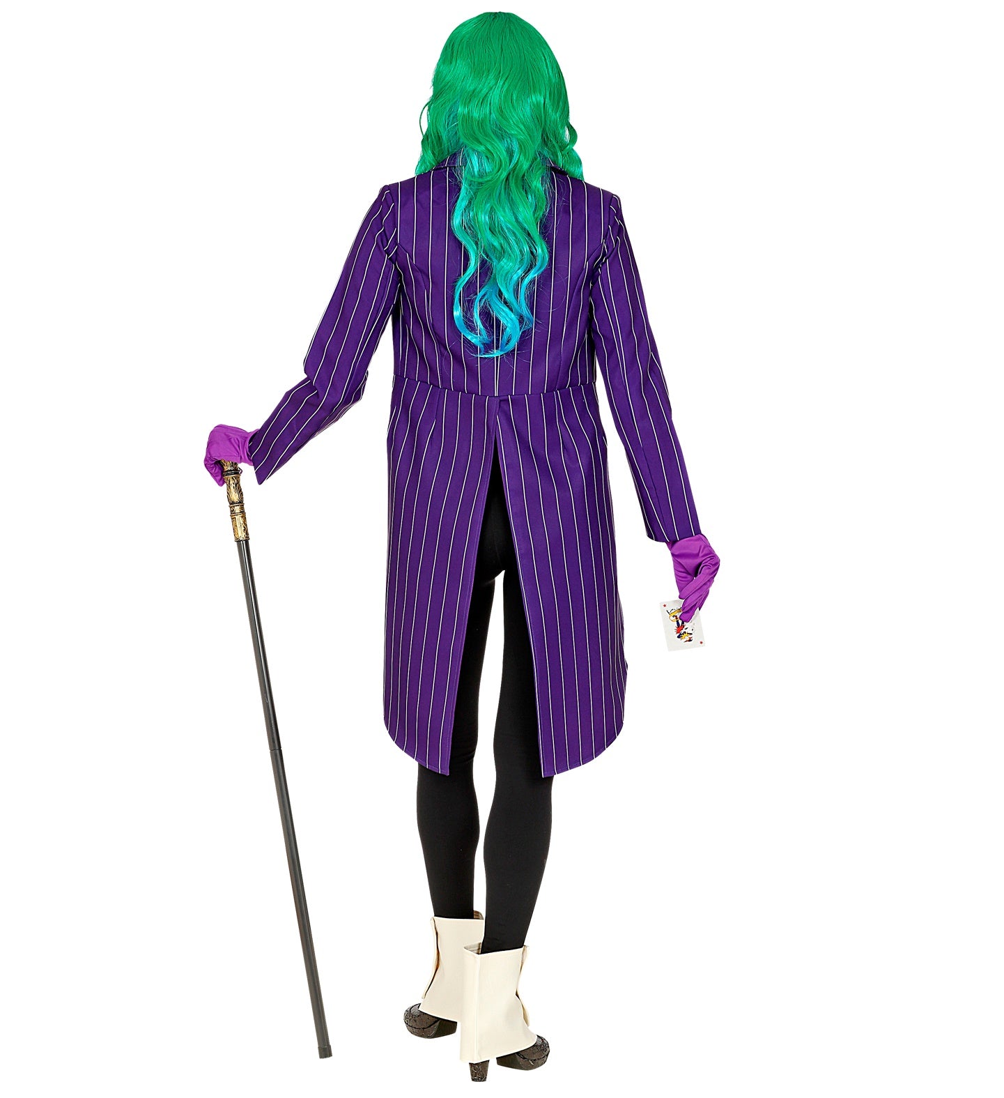 Mad Joker Ladies Costume rear