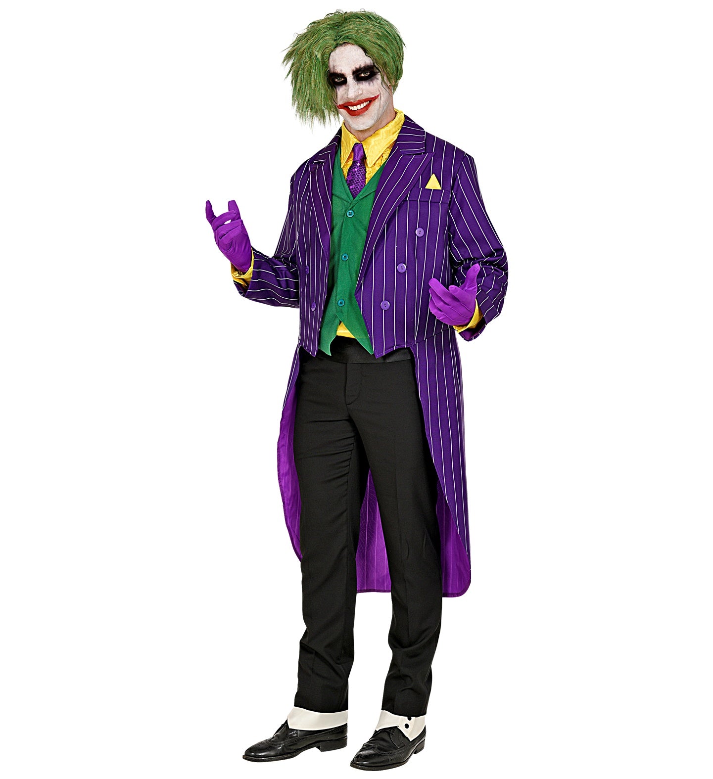 Mad Joker Arkham Tailcoat Costume Men's
