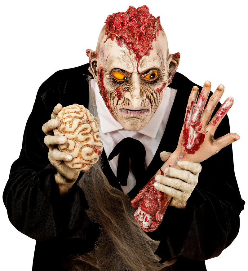 Manic Zombie Mask Adult for Halloween