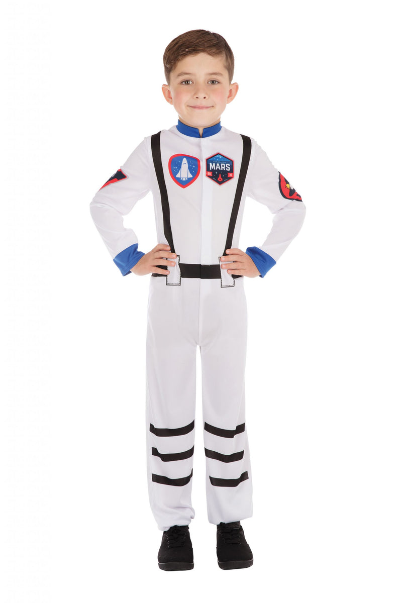 Mars Astronaut White Costume Kids