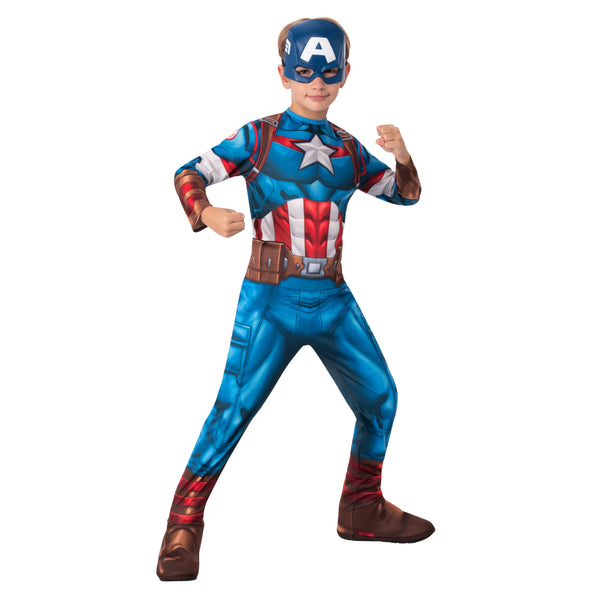 Marvel Captain America Costume Boys