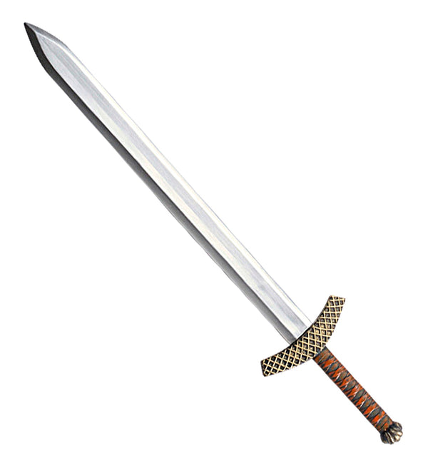 Metallic Medieval Crusader Sword 