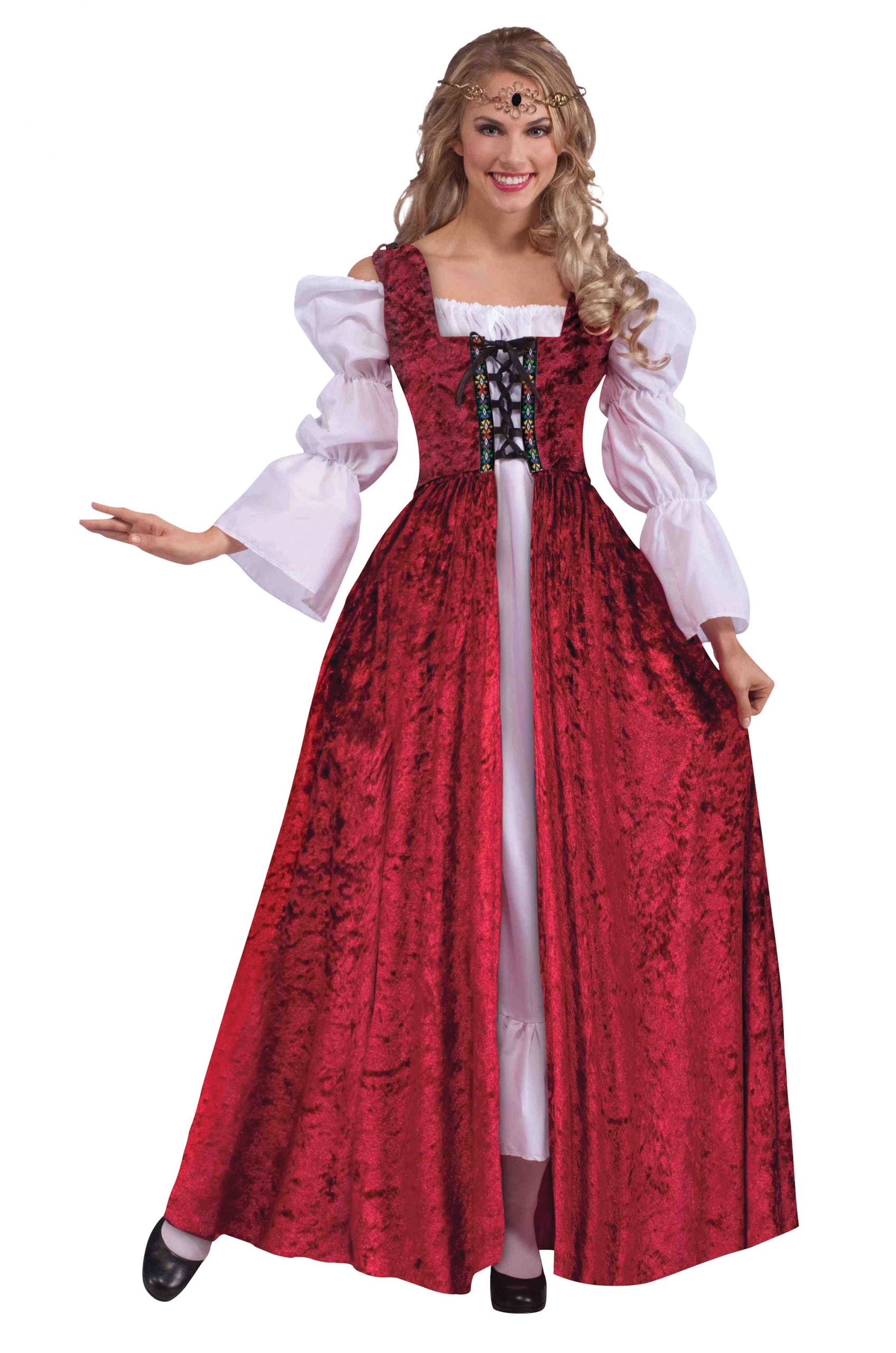 Medieval Lace up Gown costume dress