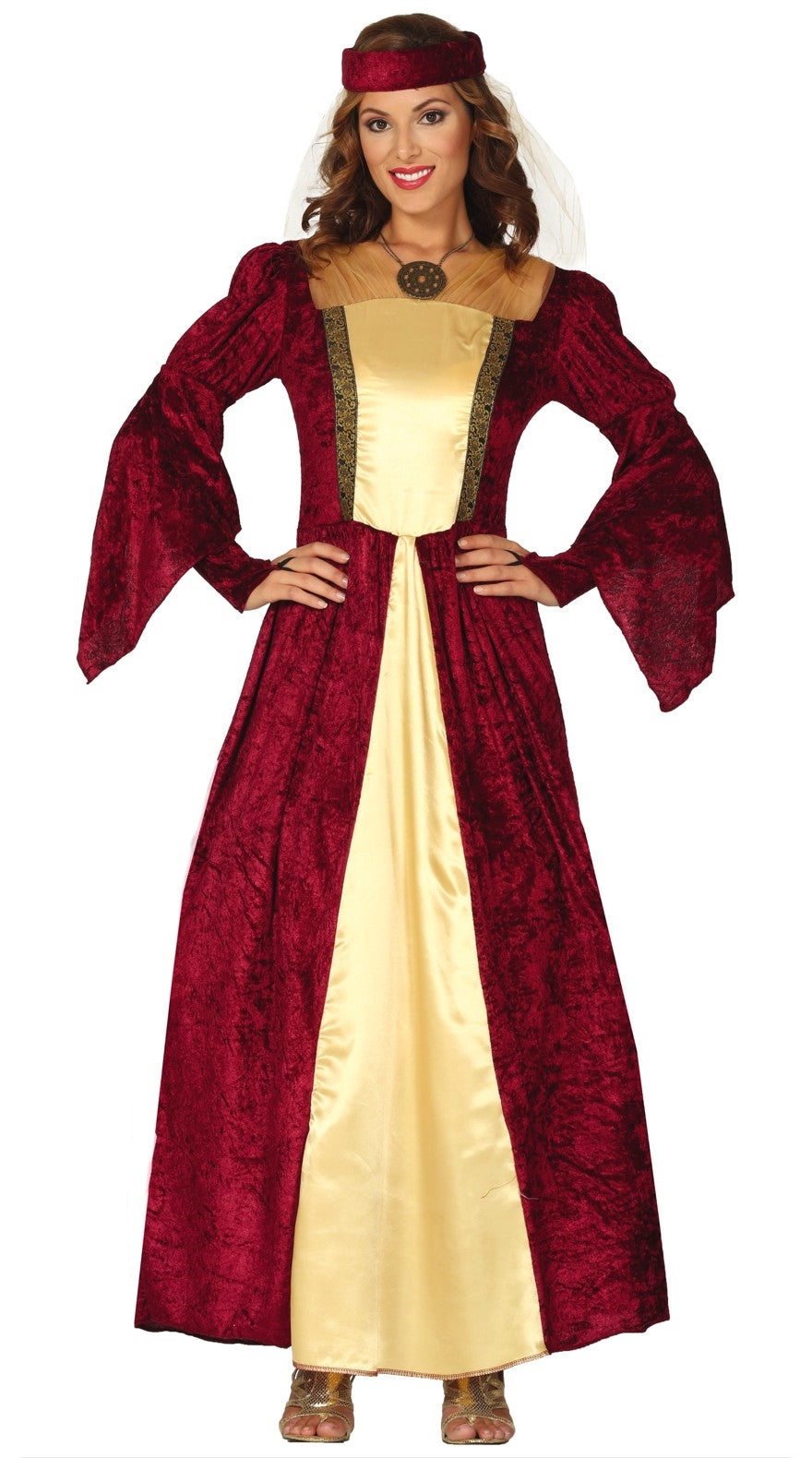 Medieval Maiden Costume Red