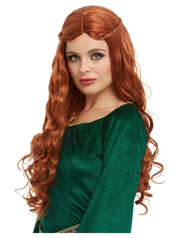 Medieval Princess Auburn Wig