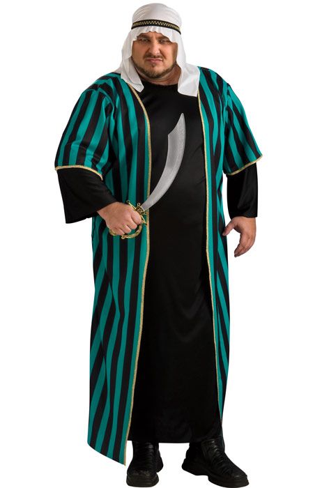 Men's Plus Size Arab Sheik Costume