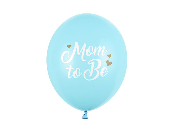 Mom to Be Latex Balloons Blue 30cm 